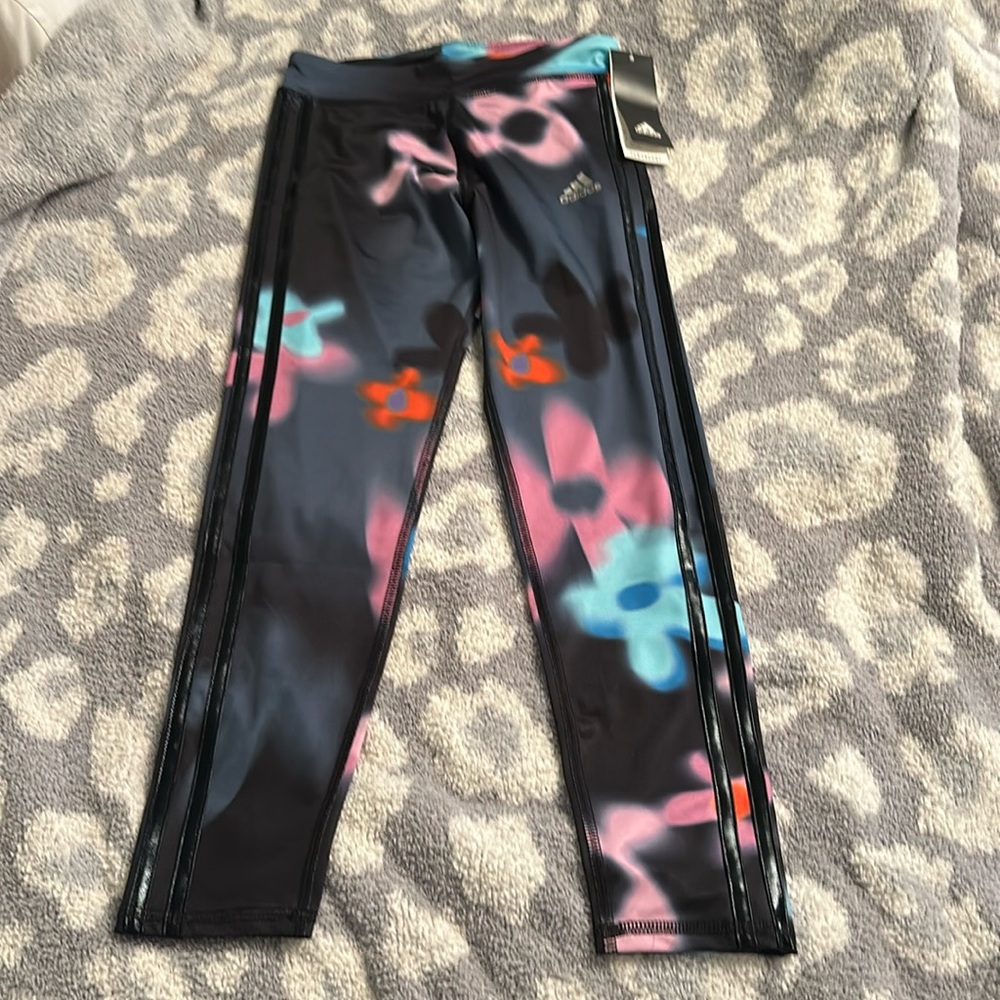 NWT Girls Adidas leggings